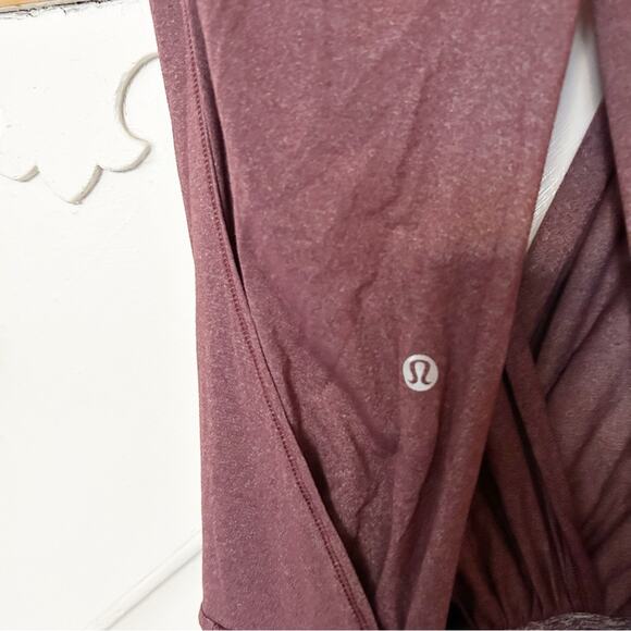 Lululemon Tonight's The Night Leotard Sleeveless Bodysuit Draped V-Neck SZ M - Picture 7 of 9